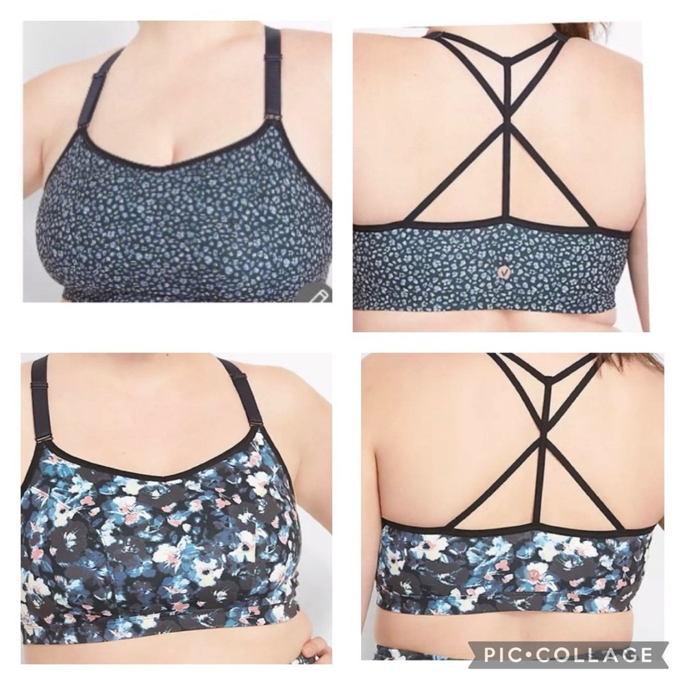 LIVI Super Soft Low Impact Bras Bundle of Two Size 10/12 Bra Size 36C-D, 38B